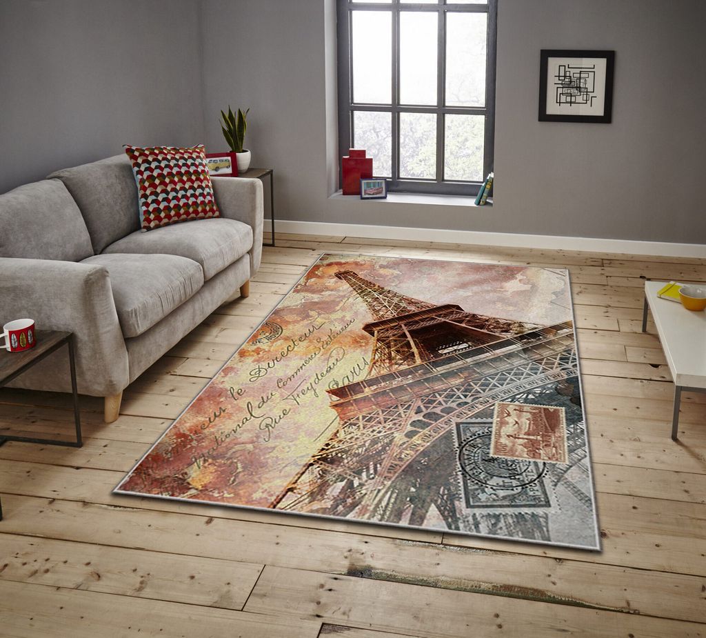 Conceptum Hypnose, Garry- ASR CRPTNGR, Bunt, Kurzflorteppiche, 160 x 230 cm, 100% POLYESTER