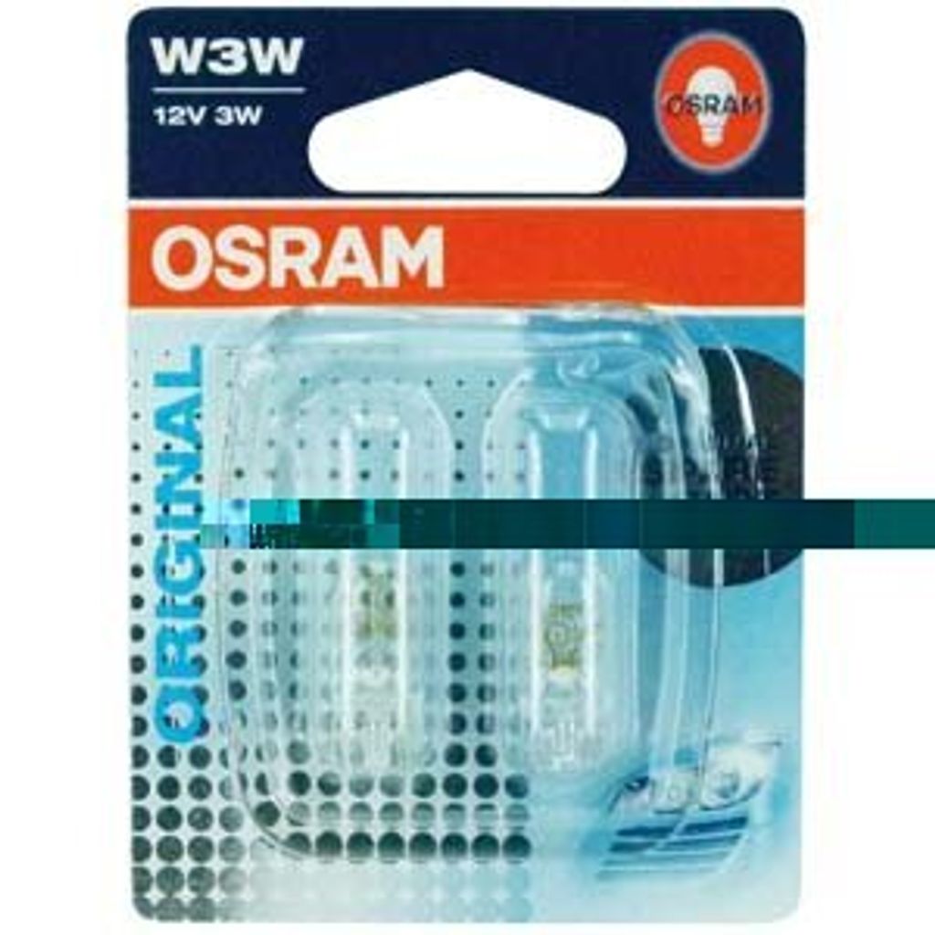 OSRAM ORIGINAL W3W W2.1x9.5d 12 V/3 W (blister di 2) Immagine del prodotto 