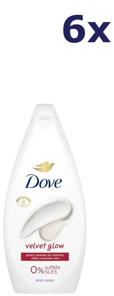 Adieu Peau Sèche avec Dove Silky Velvet : 6 Gels Douche 250ml Hydratants