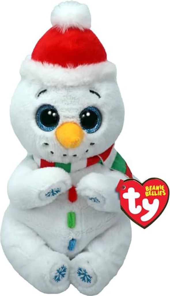 Ty 41509 - Pupazzo di neve Brrrnard X-MAS 2024 - Beanie Immagine del prodotto 