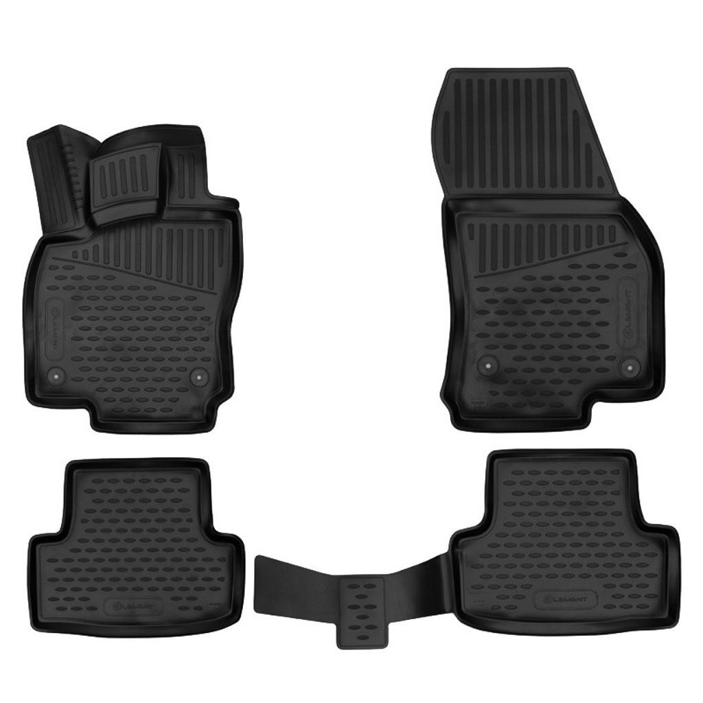 Gummimatten Fußmatten Fußraumschale für Skoda Karoq 2017 - Kombi Europa