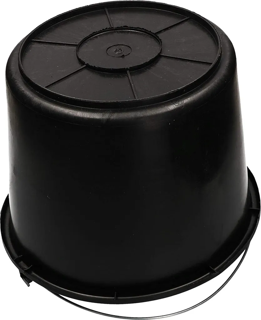 Seau de chantier incassable 16L lot de 20 seaux noirs pour ciment et eau - 4