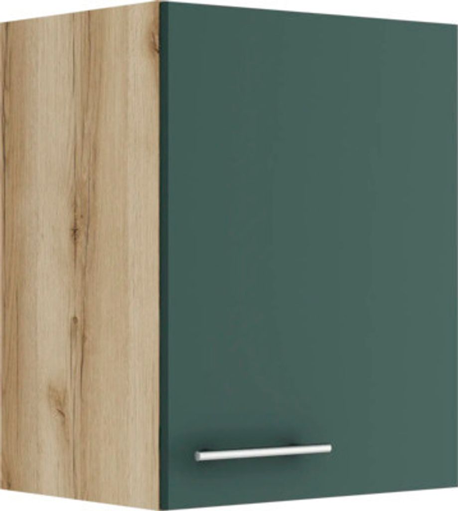 Optifit Hängeschrank Savona405 BxTxH 45 x 34,6 x 57,6 cm grün matt zerlegt Anschlag reversibel KUSA O456-9+