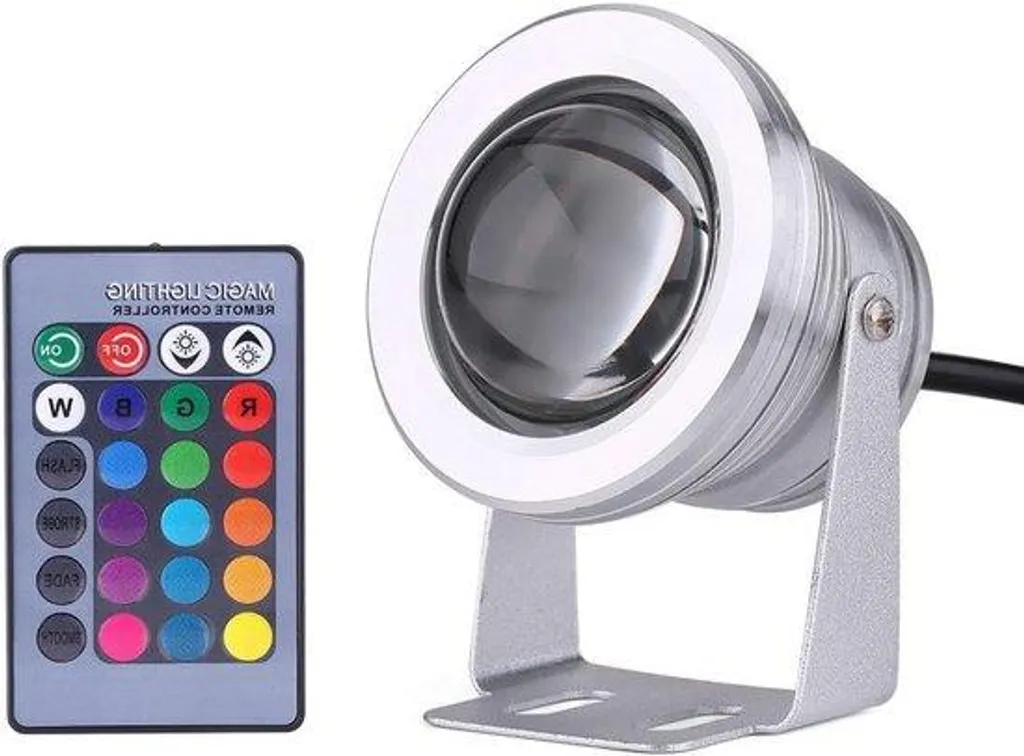 Lampe de Piscine RGB 10W Multicolore - Éclairage LED Étanche Basse Tension