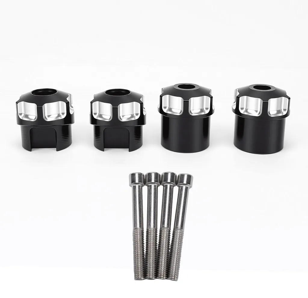 4 Embouts de Cadre Spyder F3-S en Alliage d'Aluminium Usiné par CNC