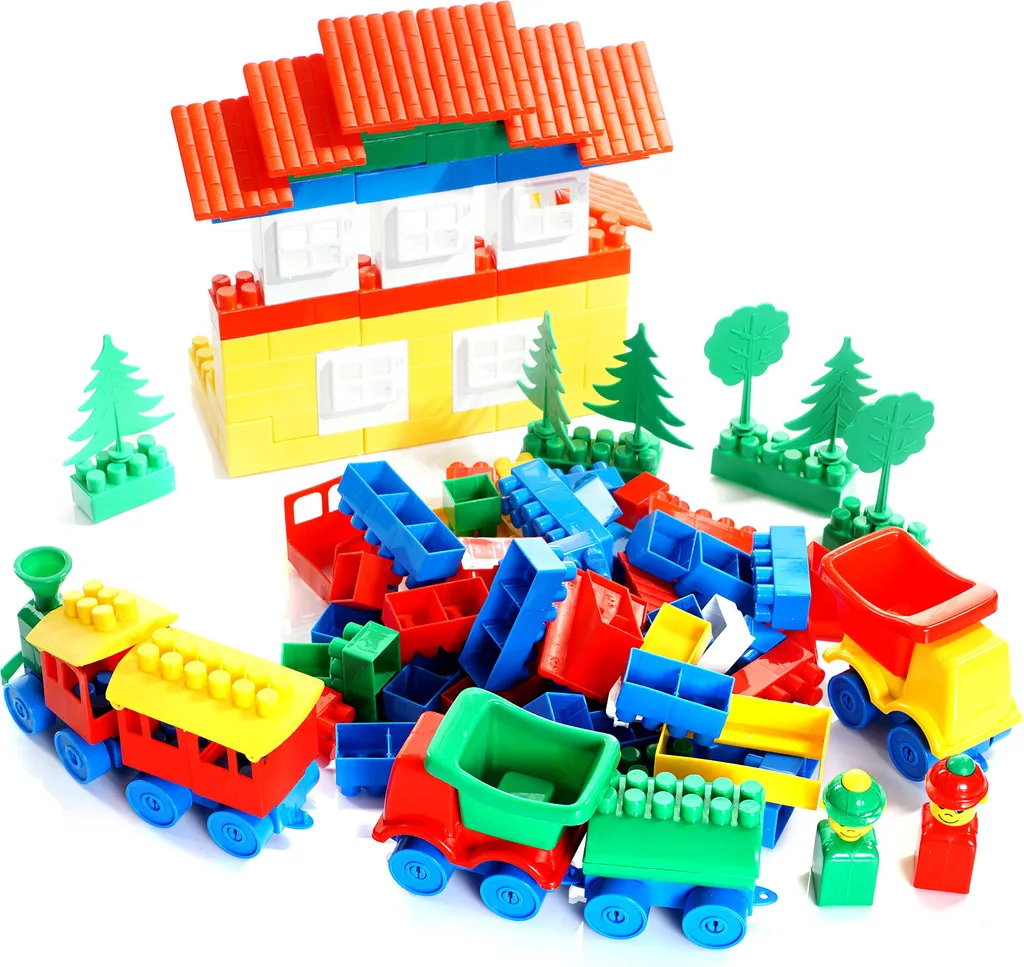 Jeu de construction de 142 pièces K2 avec système d'assemblage robuste