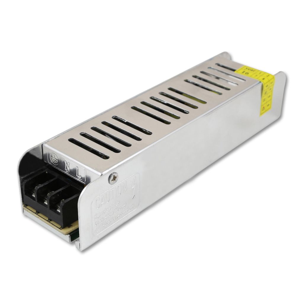 MasterLED LED Trafo 12V DC 100W 8,3A Slim Transformator Treiber Netzteil Metallgehäuse für LED Streifen IP20