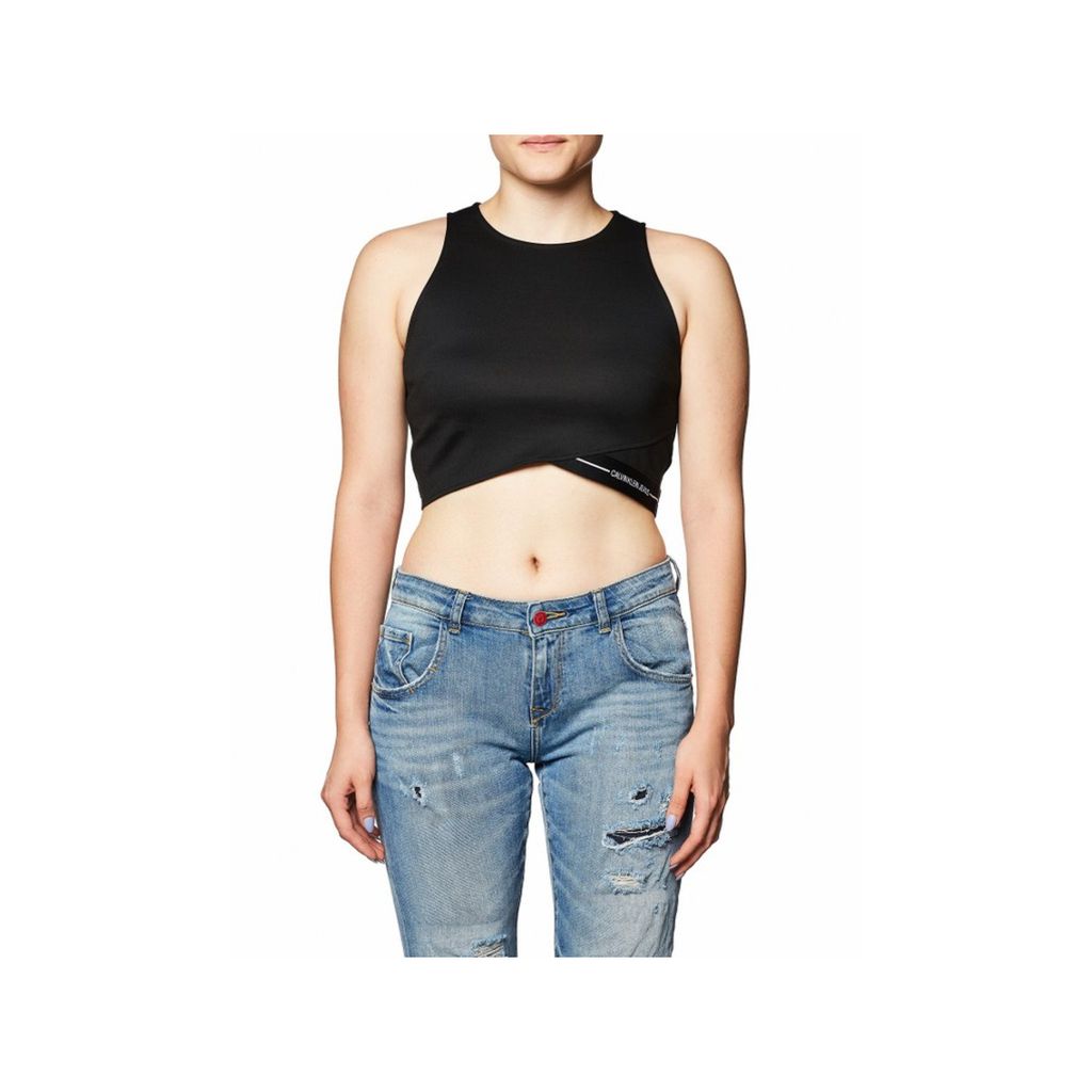 CALVIN KLEIN JEANS Unterhemd Damen Polyester Schwarz GR55477 - Größe: M