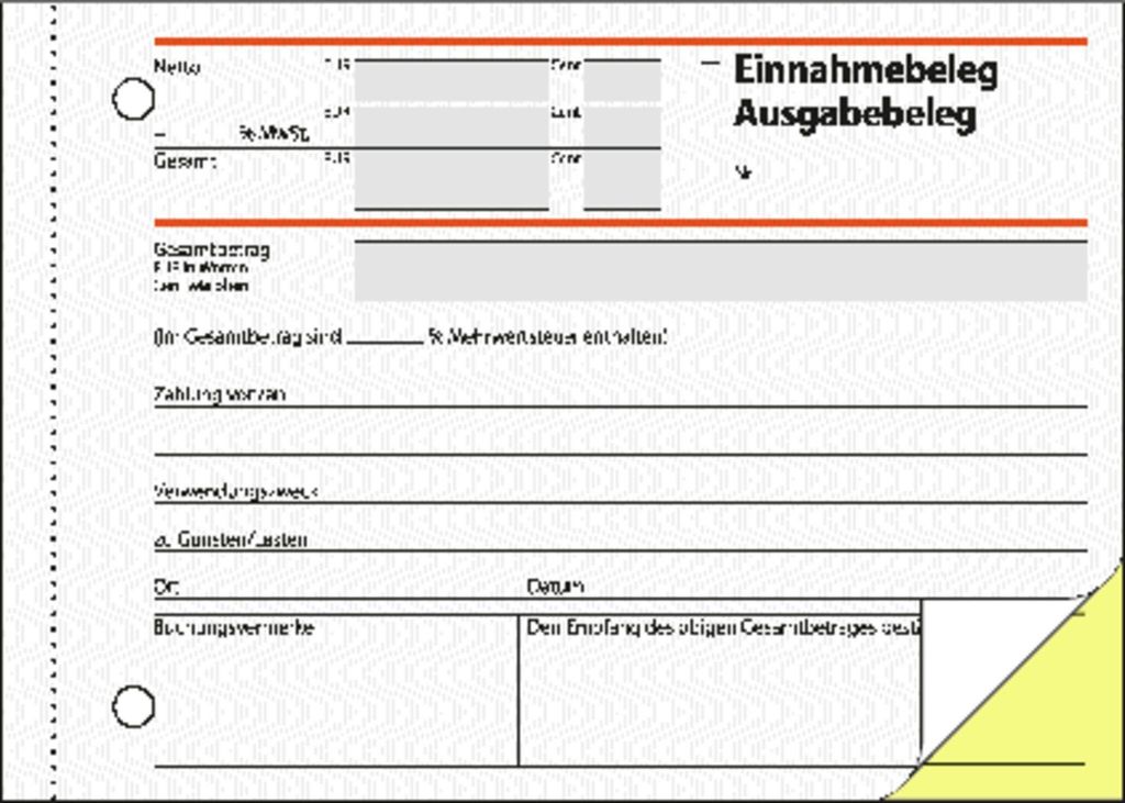SIGEL SD026 Ausgabe-/Einnahmebelege, 1. und 2. Blatt Produktbild 