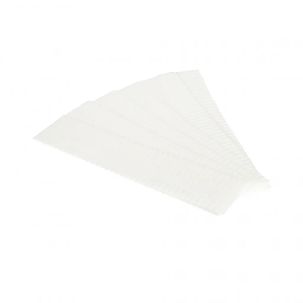 Séparateur de tiroir 44 x 10 cm en polypropylène blanc - Lot de 6 pièces