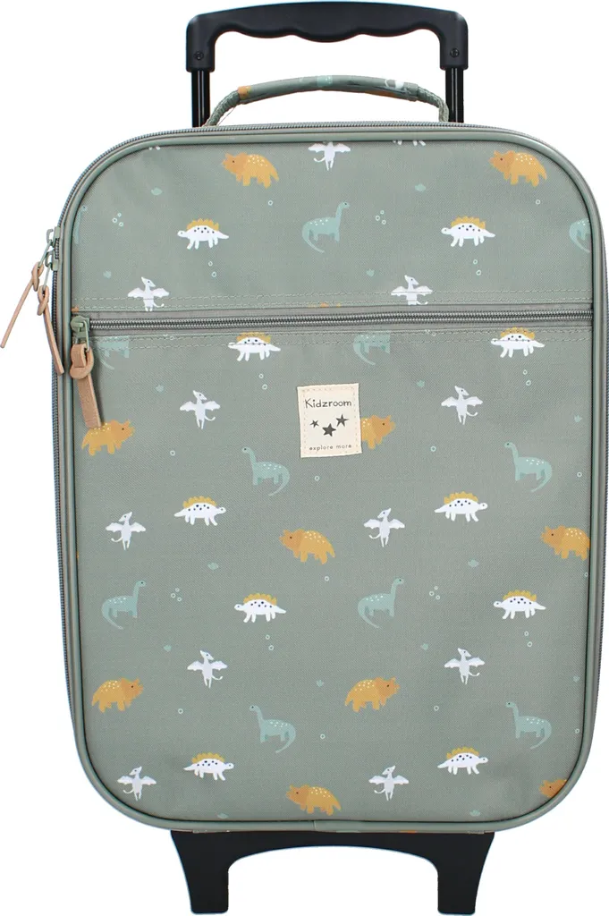 Valise Trolley pour enfant Vadobag Vert avec double fermeture éclair