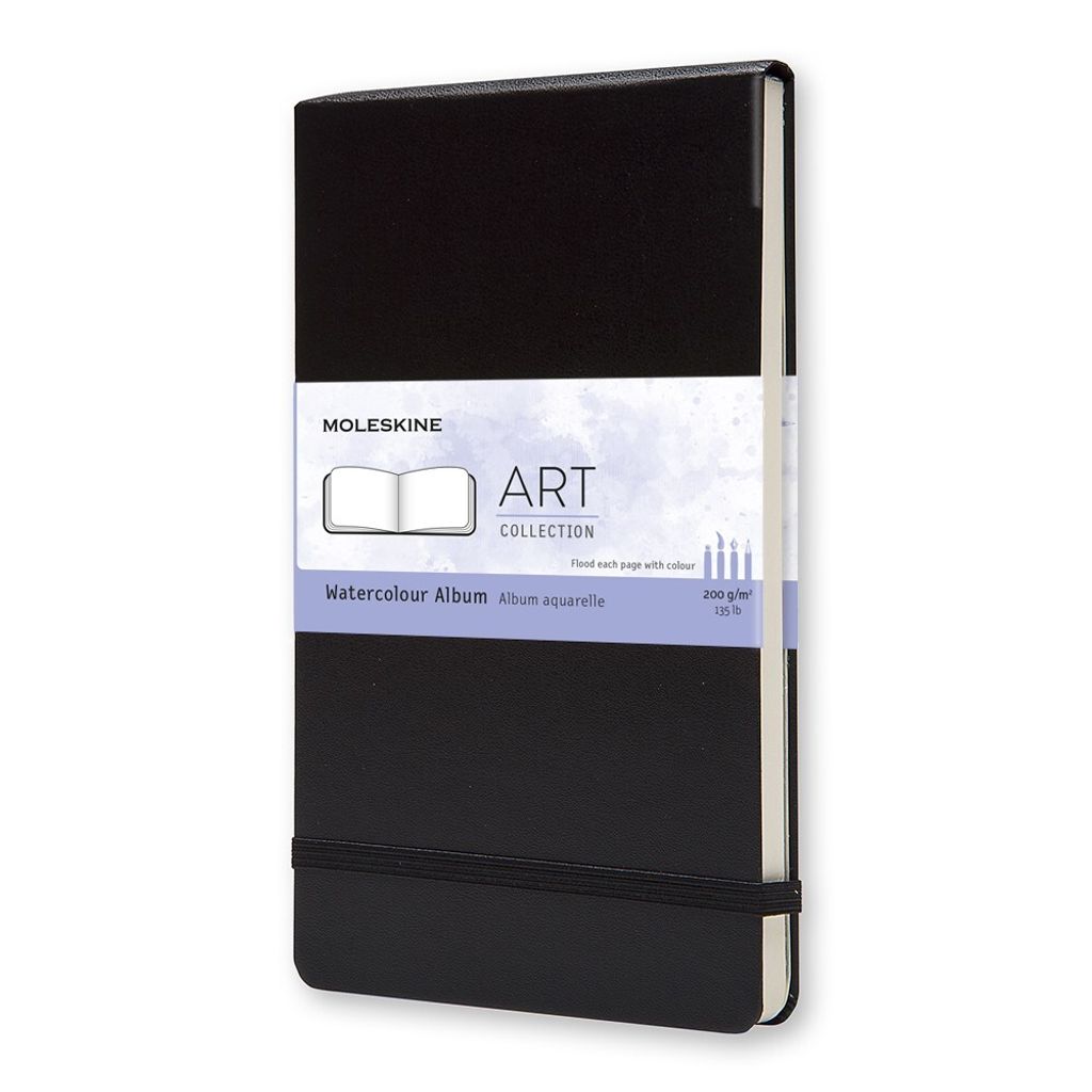 Moleskine Aquarellalbum, L/A5, 200g-Aquarellpapier, Hard Immagine del prodotto 