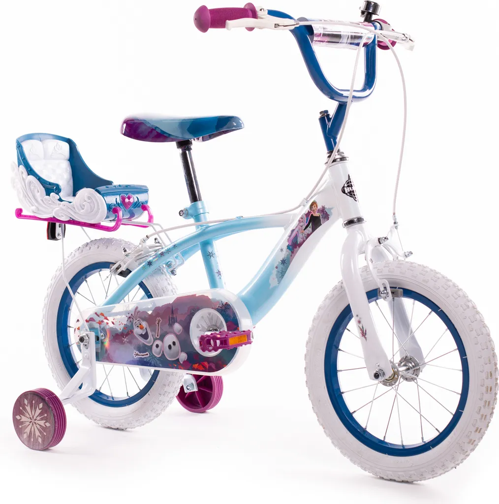Vélo 14 pouces pour fille et garçon Iceberg bleu idéal pour apprendre