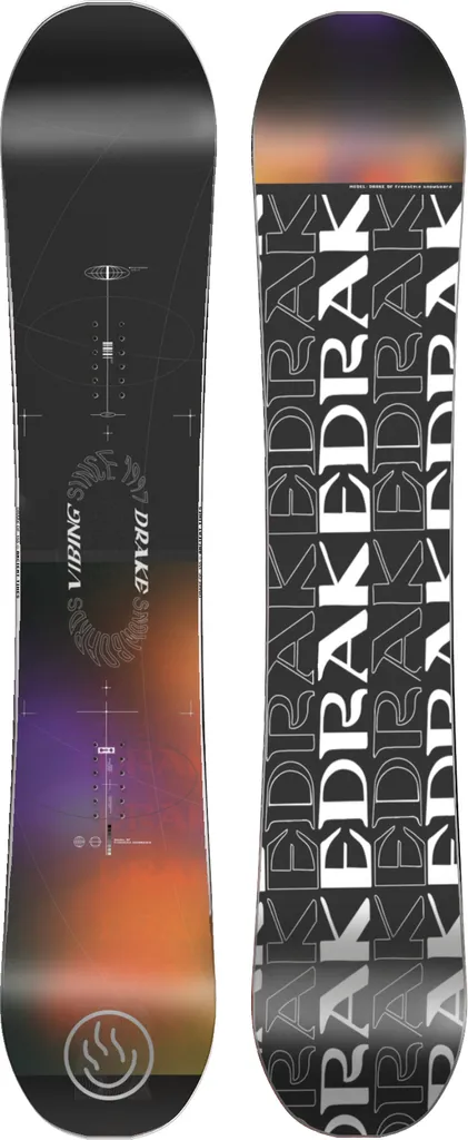 Planche de Snowboard Drake DF 2024 de 152cm pour Freestyle et Piste