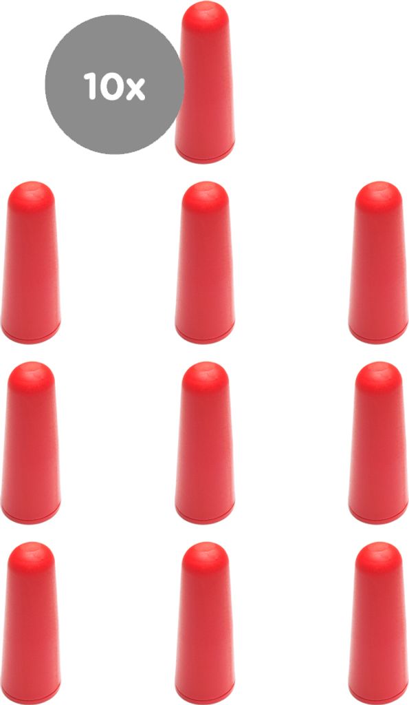 10x sossai Türstopper NTS9 | ANTON | Rot