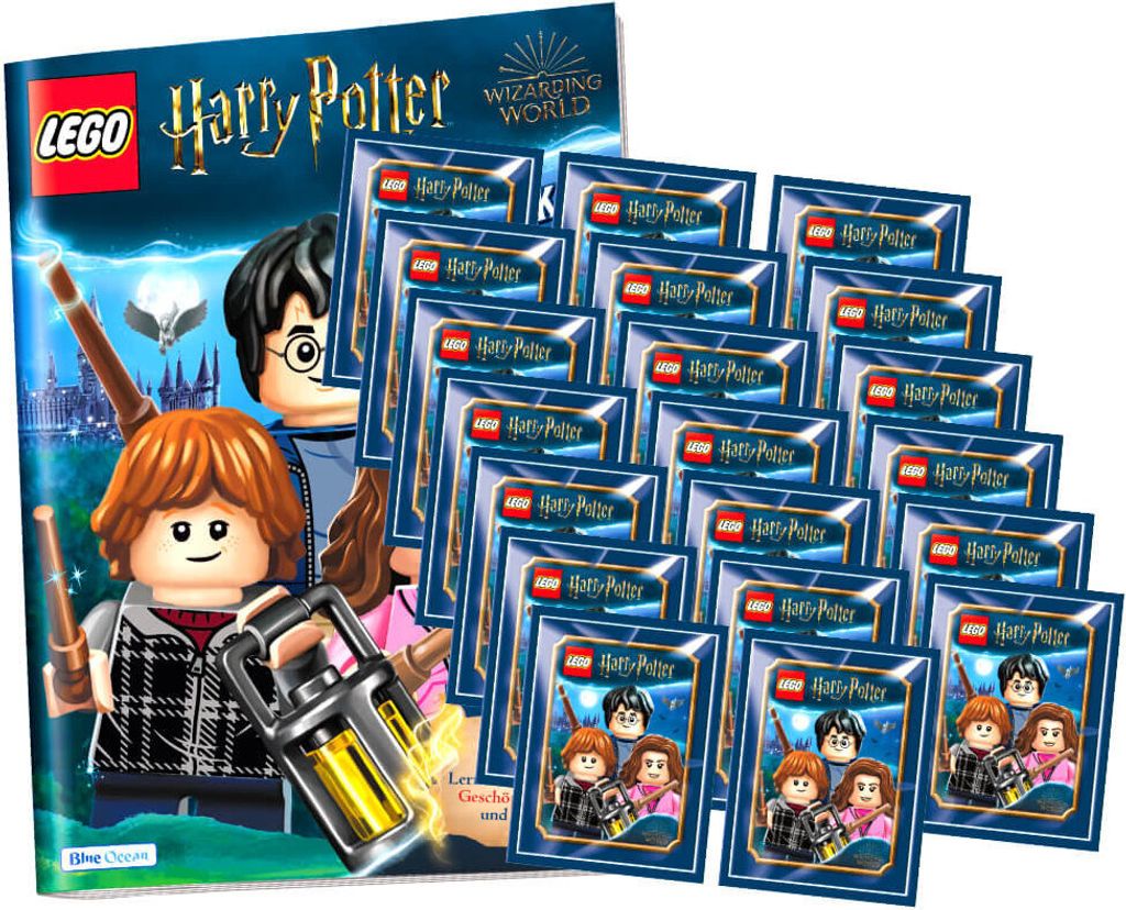 Blue Ocean LEGO Harry Potter Sticker Serie 1 (2023) - 1 Album + 20 Tüten Sammelsticker