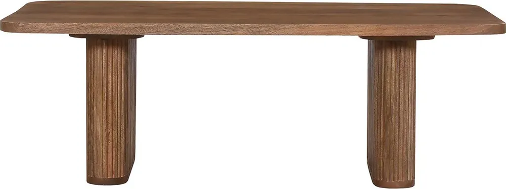 Table basse de séjour Aspinall en manguier idéale pour grand canapé