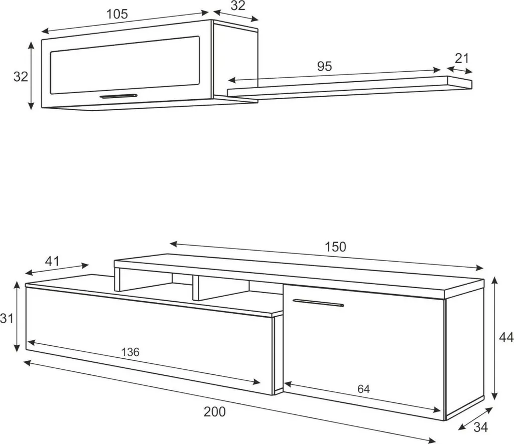 Paroi Modulable Amitraz Chêne Marron pour Diviser une Grande Pièce - 3