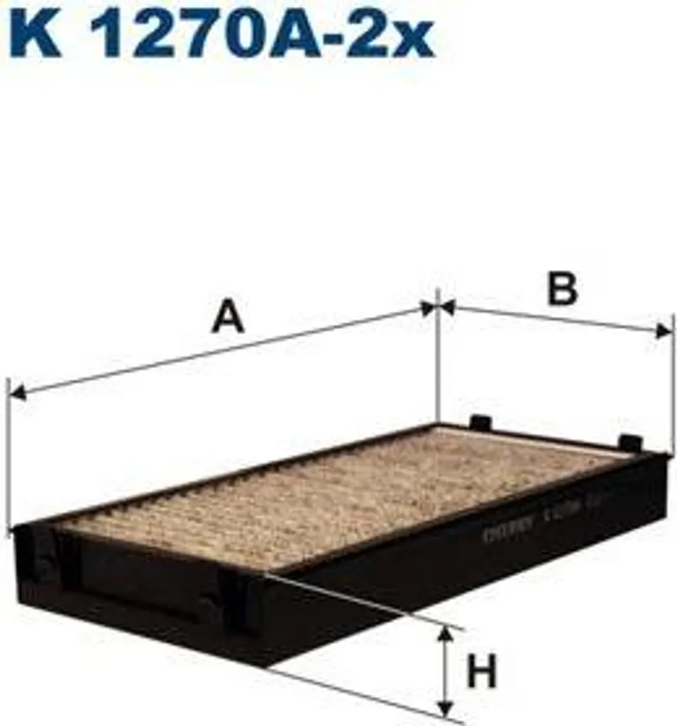 FILTRON K 1270A-2x Filtre à Air d'Habitacle OE 64116945594 pour X5 X6