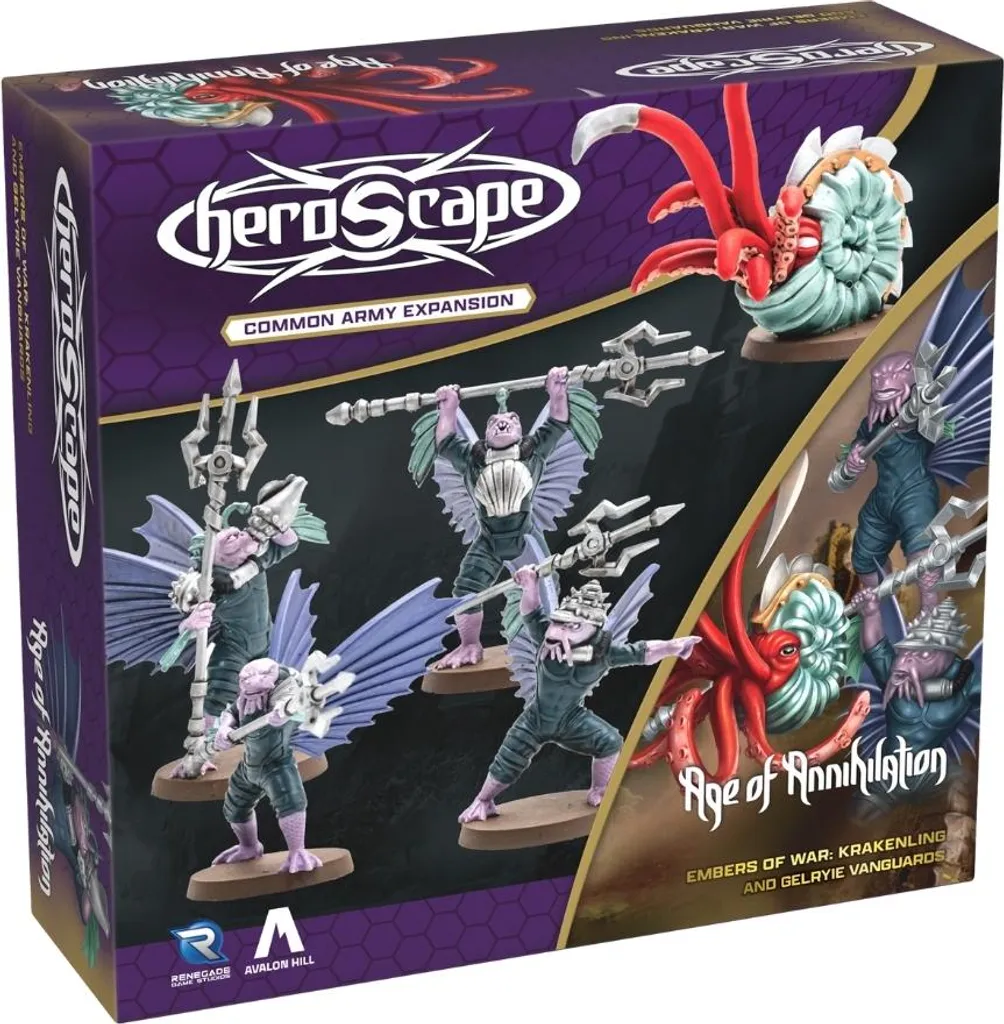 Extension Heroscape Age of Annihilation Krakenling Gelryie Vanguards
