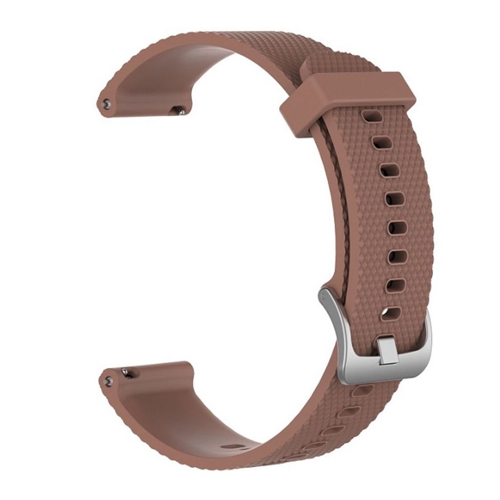 BStrap Silicone Land Armband für Garmin Vivoactive 3, brown