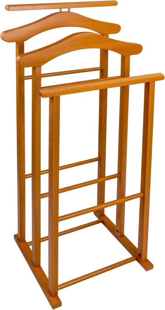 Kleiderständer für das Schlafzimmer - Dreifache Träger aus Kirschholz - Einzigartiges Design
