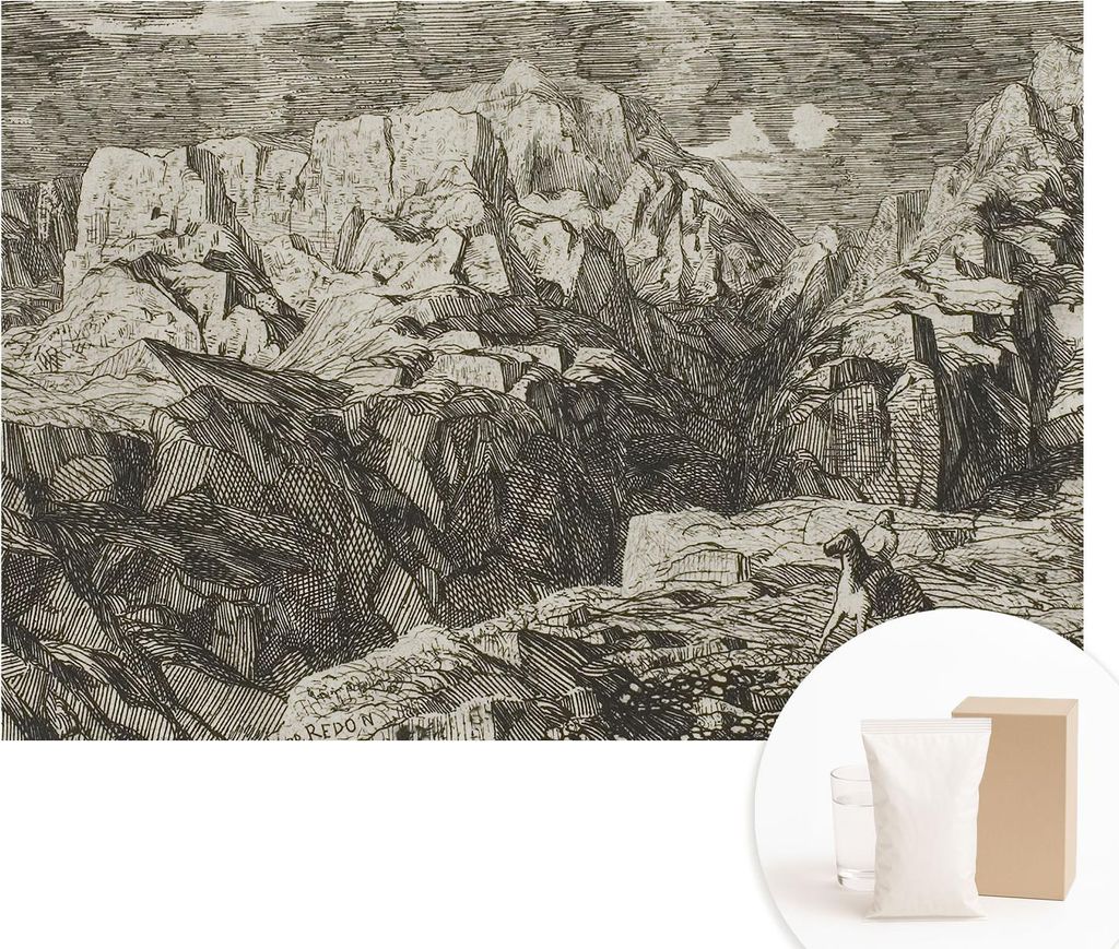 Fototapete - Wandbilder für Wohnzimmer - 152x104 cm - Dekorative Wandfolie - Modernes Design für Wanddekoration - Tapeten für Innenräume - Berg...