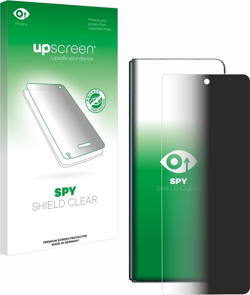 Für Samsung Galaxy Z Fold 4 Sichtschutzfolie Schutzfolie upscreen Anti-Spy Privacy Sichtschutz Blickschutz Display Schutz Folie Blaulichtfilter