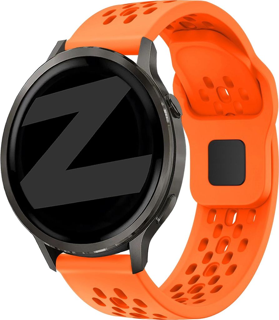 Bandz Nylon-Armband „Wave“, passend für Garmin Vivoactive 6 / 5 / 3 / Vivomove / 3 / HR / Style / Luxe / Sport / Trend / Forerunner 645 – Sc...