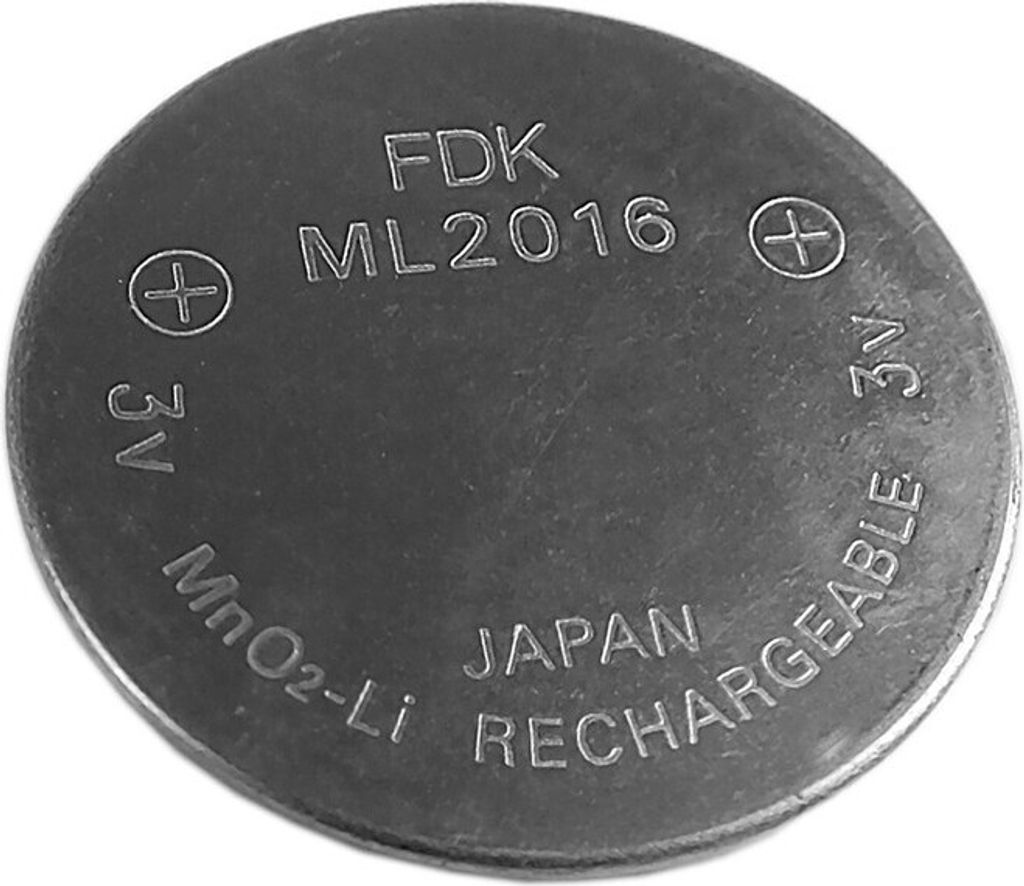 Knopfzelle Akku Batterie ML2016 ML-2016 für Casio 24799 Produktbild 