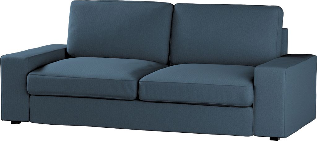 Dekoria Bezug für Kivik 3-er Bettsofa, Dunkelblau, Kivik 3-er Bettsofabezug