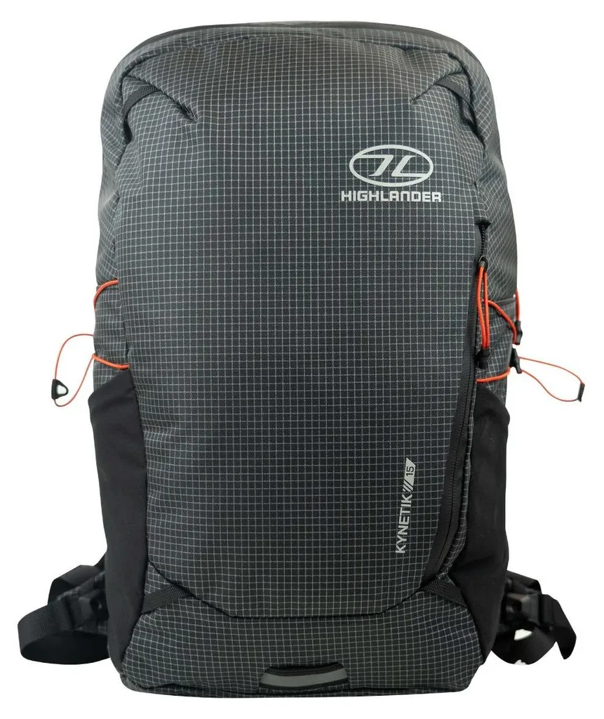 Sac à dos Highlander Kynetik 15L Noir - Sac polyvalent compact et robuste
