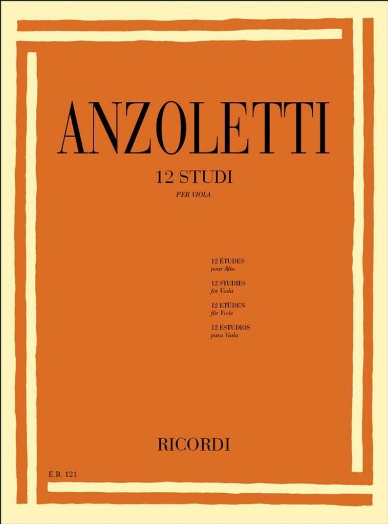 12 Studi per viola