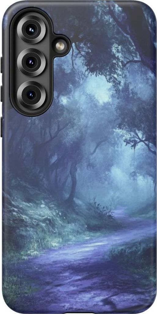 Verwunschener Waldweg in der Dämmerung – Hülle Kompatibel mit Galaxy S25 Plus