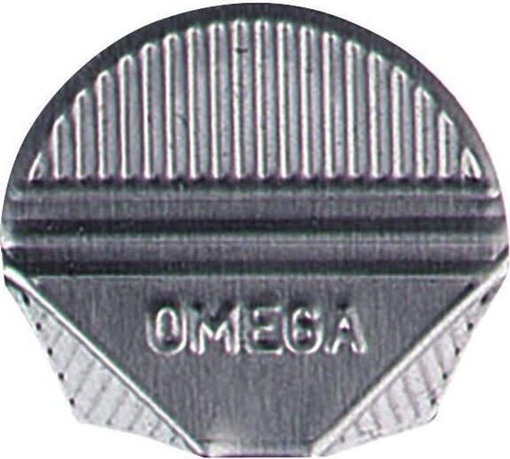 Alco Eckenklammer Aluminium einseitig lackiert silber 100 Stück