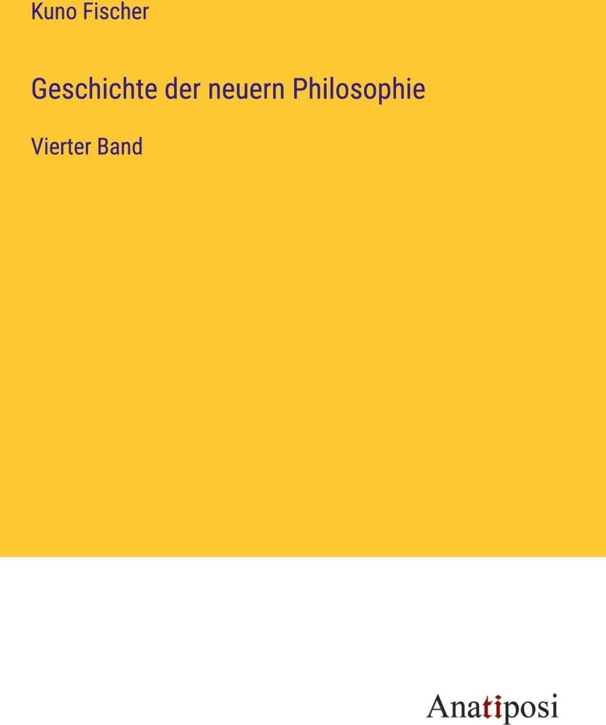 Geschichte der neuern Philosophie