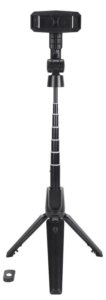 Selfie Stick 41,7 Zoll ausziehbares Stativ für Telefon für Live-Streaming-Videoaufzeichnung, kompatibel mit der Kamera von Mobiltelefonen