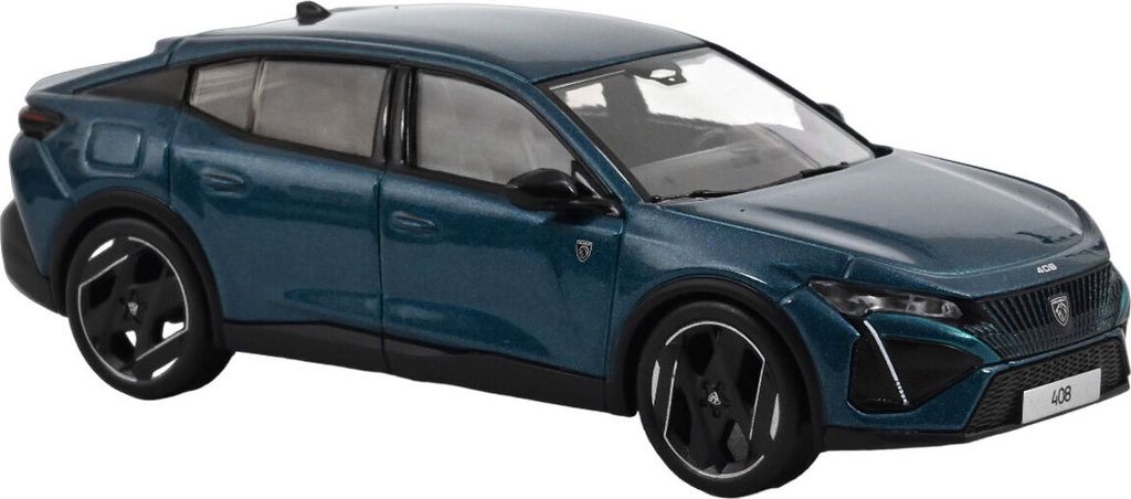 Norev 474810 Peugeot 408 GT Hybrid blau 2023 Maßstab 1:43 Produktbild 
