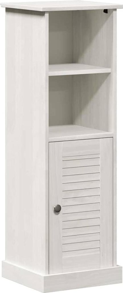 vidaXL Badezimmerschrank VIGO Weiß und Antikweiß 37 x 34 x 110 cm