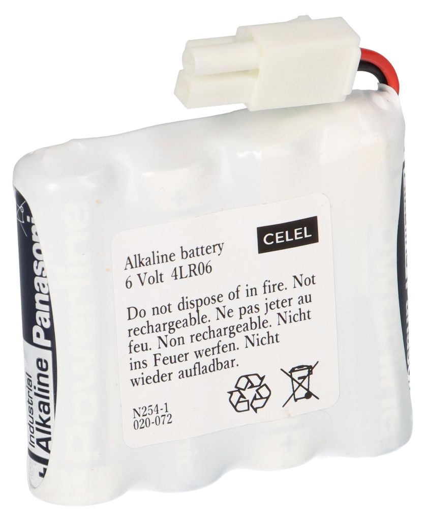 6 Volt Batteriepack kompatibel SAG Schlagbaum Schließanlage Produktbild 