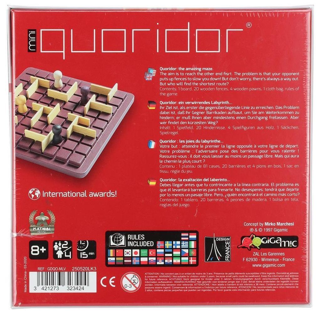 Brain Games Quoridor Mini G3 Immagine del prodotto 