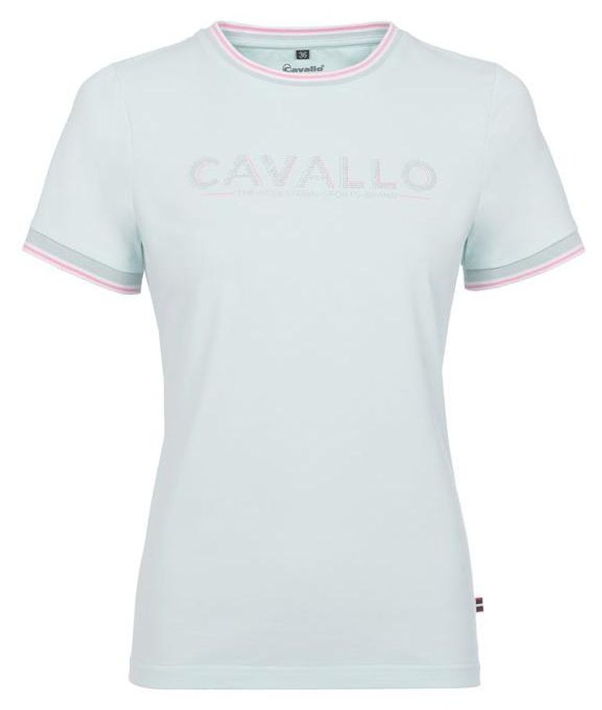 Cavallo CAVALBELL Damen Shirt crystal blue Sportswear FS 2026, Größe:44