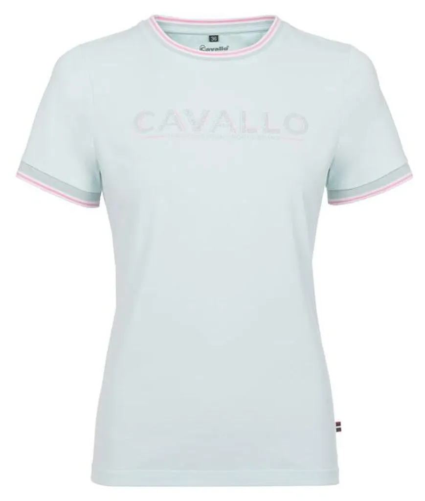 Chemise équitation femmes Cavallo Cavalbell sportswear bleu ciel 34