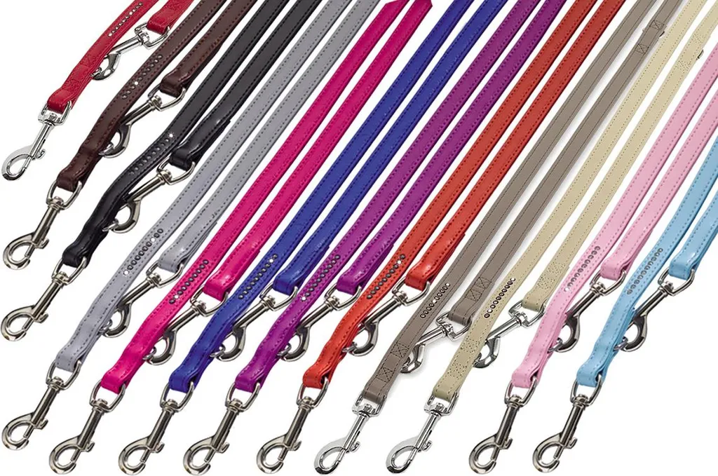 Guinzaglio Nobby Crystal 200 cm Nero 16mm | Accessorio Cane Lusso