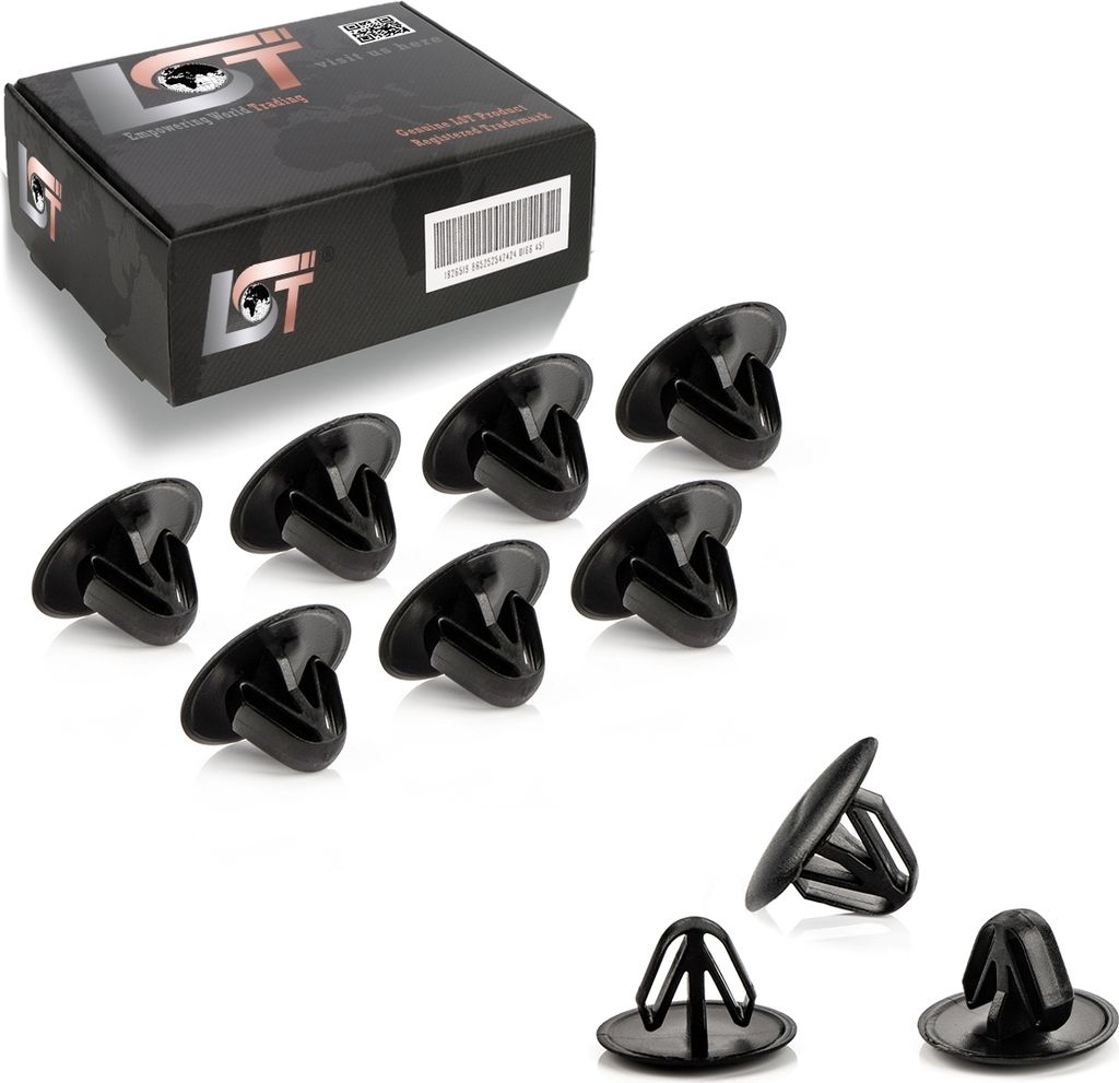 10x Abdeckstopfen Befestigung Clips für ALFA ROMEO FIAT Produktbild 