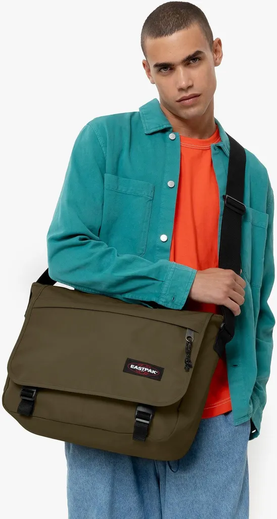 Eastpak Delegate + Sacoche PC portable extensible Army Olive robuste