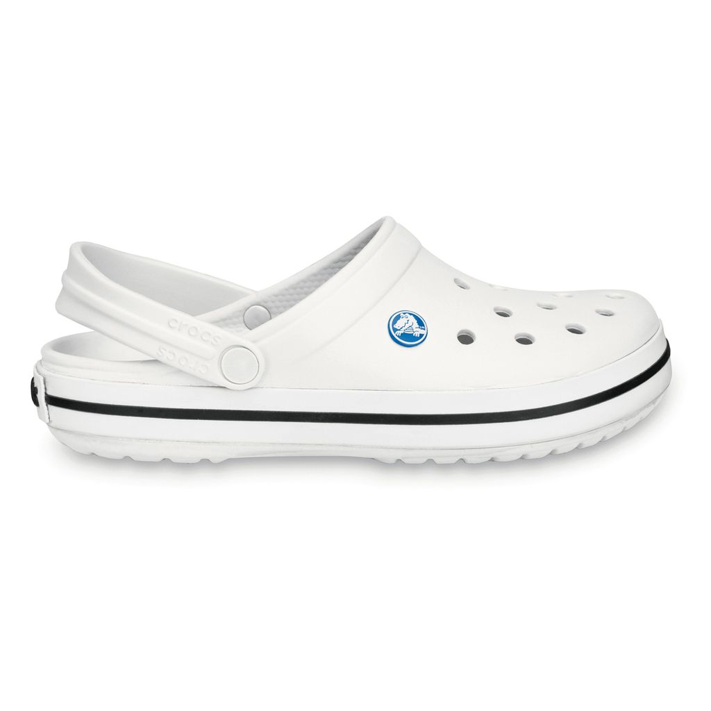 Crocs Crocband Clog Weiß / Schwarz - Pantoletten - Produktbild 