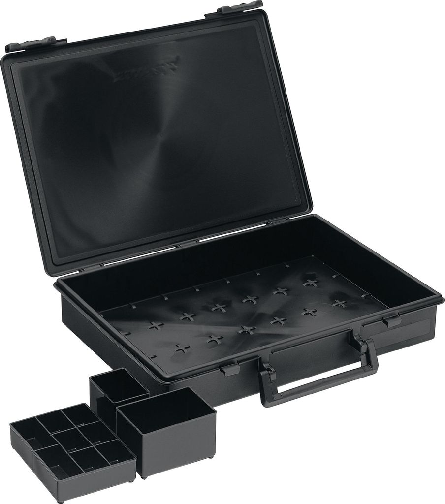 raaco 104203, Schwarz, Polypropylen (PP), 338 mm, 261 mm, Produktbild 