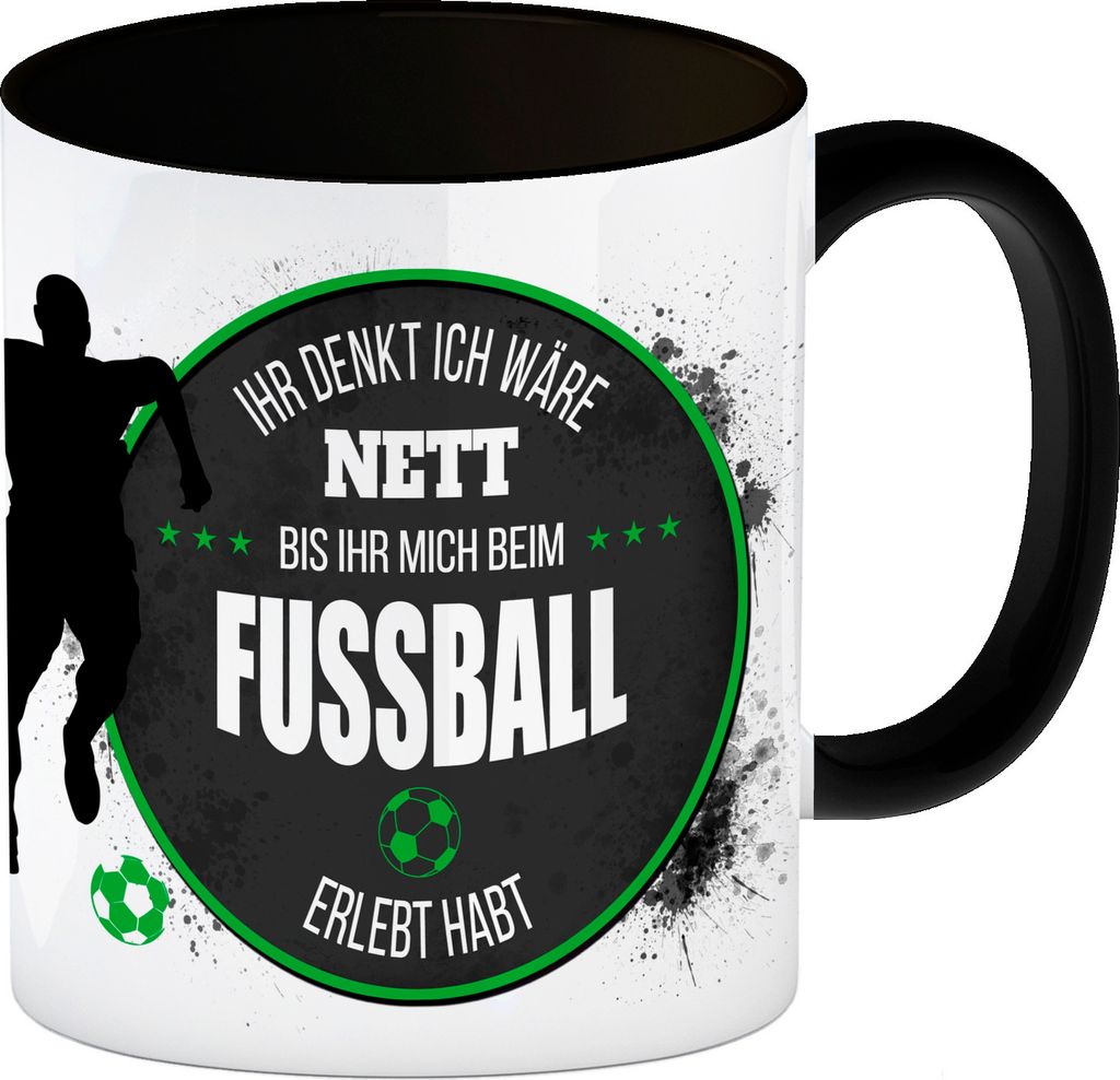 Ihr denkt ich wäre nett, bis ihr mich beim Fußball erlebt habt