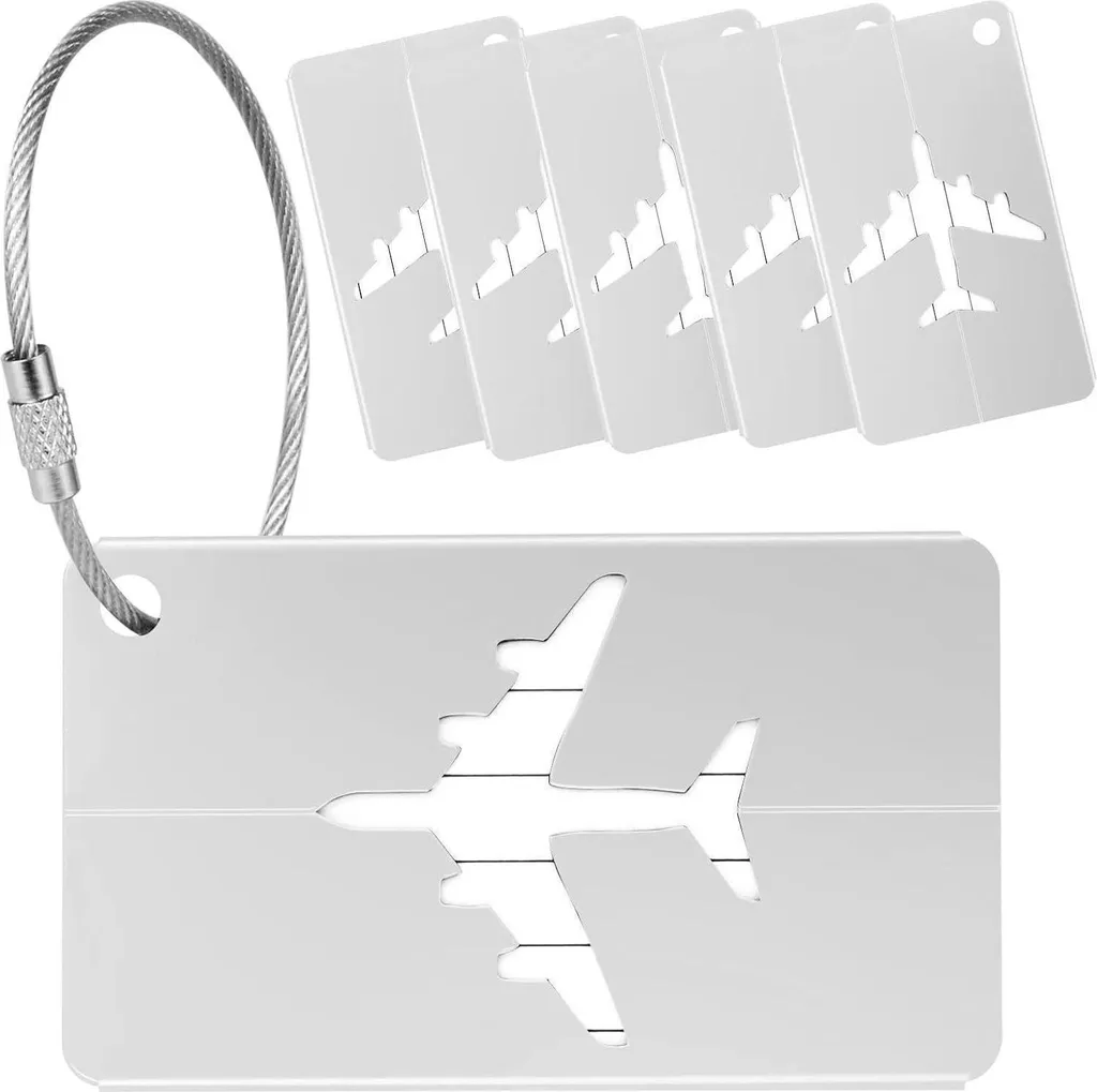 Etichette Bagaglio Impermeabili PVC e Alluminio - Kit Sopravvivenza